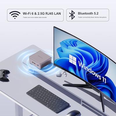 CHUWI HeroBox Mini PC Windows 11 Mini Desktop Computer with Intel Celeron  N100 Quad Core Processor, 8GB RAM 256GB SSD Mini Computer, Dual  WiFi/BT/Gigabit Ethernet/VESA / 4K HD/USB 3.0 