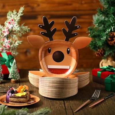 Christmas Disposable Dessert Bowls 9 Oz Xmas Paper Bowls Christmas