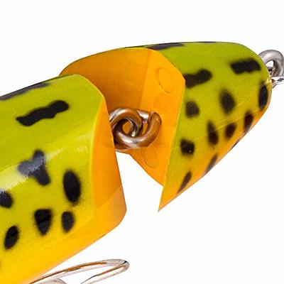 Arbogast Jointed Jitterbug Topwater Bass Fishing Lure, Excellent for Night  Fishing, Frog Yellow Belly, Freshwater Fishing Gear and Accessories, 3  1/2, 5/8 oz - Yahoo Shopping