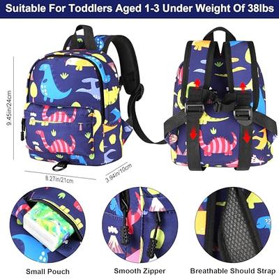 Accmor Toddler Harness Backpack Leash Baby Dinosaur Backpacks with