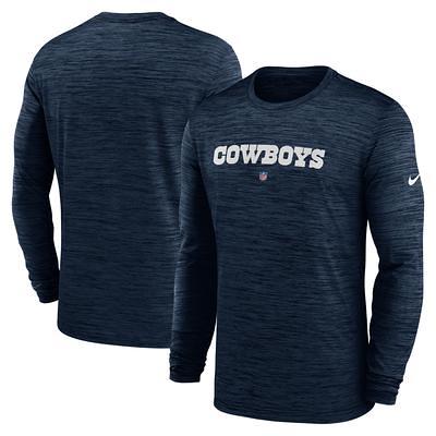 Men's Nike Navy Dallas Cowboys Sideline Team Velocity Performance Long  Sleeve T-Shirt - Yahoo Shopping