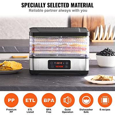 MINI Vegetables Fruit Dryer Digital Food Dehydrator Household Meat Drying  Machine With 5 Trays