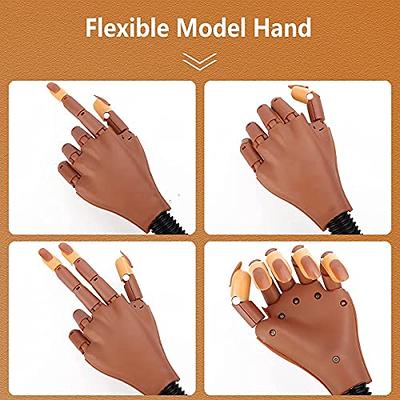 practice hand for acrylic nails flexible