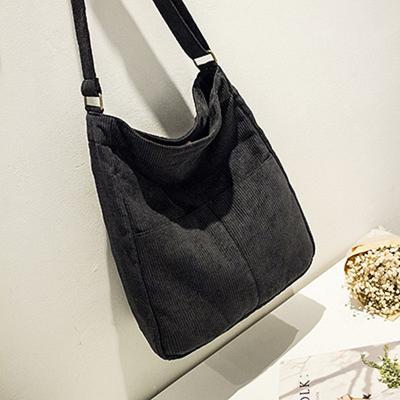 Minimalist Hobo Bag, Fashionable Solid Color Tote Bag With Large Capacity