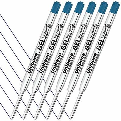 Unibene Parker Compatible Gel Ink Ballpoint Refills 12 Pack,0.7mm Medium  Point-Blue, Smooth Writing Replaceable German Ink Tactical Pen Refills for  Parker Ballpoint/UZI Pen - Yahoo Shopping
