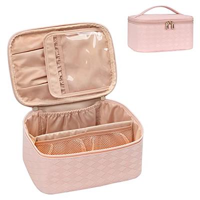 RBCKVXZ Home Organization and Storage,Makeup Bag Pleated Wash Bag Travel  Portable Half Round Storage Bag,Home Essentials on Clearance