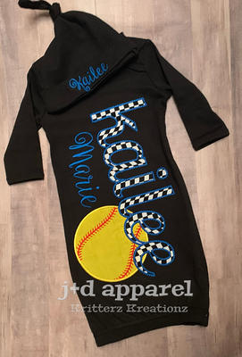 Baby & Girl Baseball & Softball Outfits