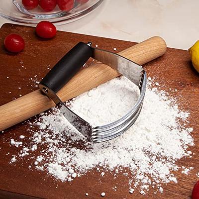 Dough Blender Stainless Steel Pastry Cutter, Pastry Cutter Dough Mixer With  4 Blades Pastry Cutter Dough Masher