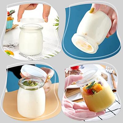  Yogurt Container Lids, Clear Plastic Food Storage