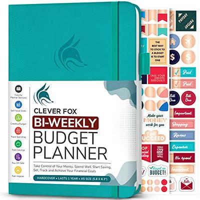 Undated Planner Bill Organizer 8x9.25 Rose Gold - Clever Fox