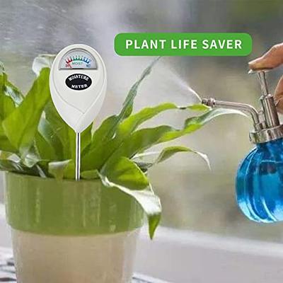 XLUX Soil Moisture Meter, Plant Water Monitor, Soil Hygrometer Sensor for Gardening, Farming, Indoor and Outdoor Plants, No Batteries Required, Green