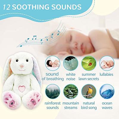 Baby Sleep Soother Toddler Sleep Aid Night Light Toy with White Noise Sound  Machine and Star Projector, Bear Lullaby Sleep Toy Gift for Newborn and Up