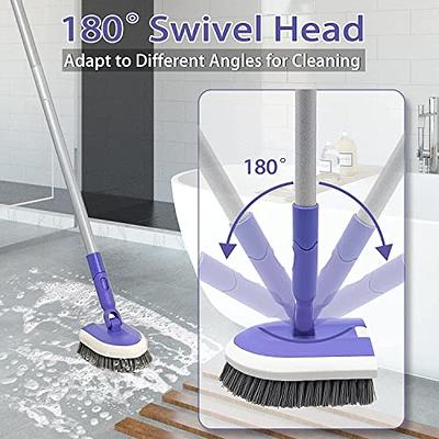 Affogato Floor Scrub Brush Bathroom Long Handle Bathtub Push Broom