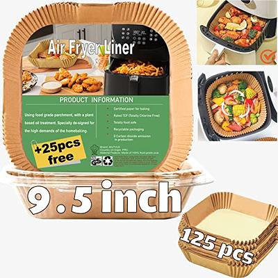 Air Fryer Disposable Paper Liner Air Fryer Natural Parchment Paper  Non-Stick Air Fryer Liners