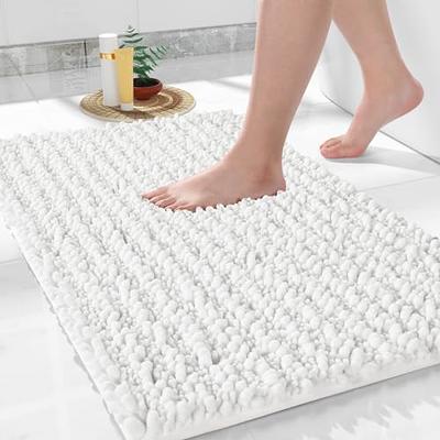 Yimobra Original Luxury Chenille Bath Mat, 36.2 x 24 Inches, Soft