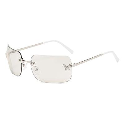 FEISEDY Oversized Sunglasses Mens Womens Flat Top Square Trendy Visor Shades  UV400 B2470 - Yahoo Shopping
