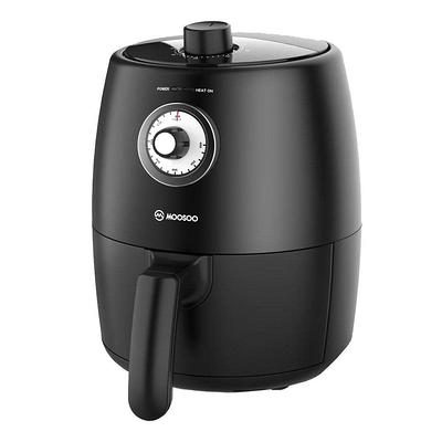 Air Fryer, Stainless Steel Air Fryer Combo with Roaster 6 Quart Non-Stick  Basket