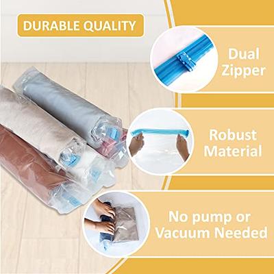 12 Travel Compression Bags Vacuum Packing, Roll Up Space Saver Bags for  Luggage, Cruise Ship Essentials (5 Large /5 Medium/2 Small Roll) - Yahoo  Shopping