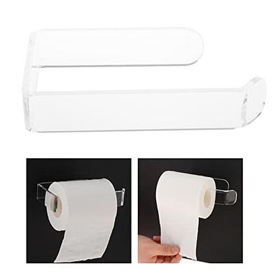 VAEHOLD Self Adhesive Toilet Paper Holder with Phone Shelf Stainless Steel  Wall Mounted Toilet Paper Roll Holder - Rustproof and Bathroom Washroom Tissue  Roll Holder with Storage Shelf - Gold - Yahoo Shopping