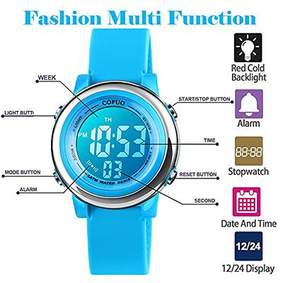 Digital Sport Watch Waterproof Luminous Timing Mens Running Watch For  Outdoor BD