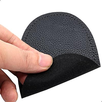 2pcs Black PU Leather Iron on Patch Sewing Embroidery Patches