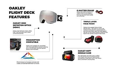 Oakley Flight Deck L OO7050 Ski Goggles For Men For Women BUNDLE Designer  iWear Eyewear Kit