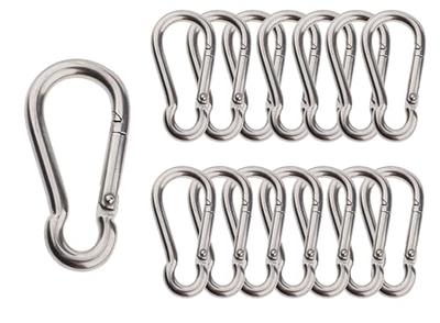 dimok Heavy Duty Carabiner Clips Stainless Steel Spring Snap Hook