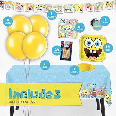 Spongebob Party Supplies Set, Serves 16 Guests
