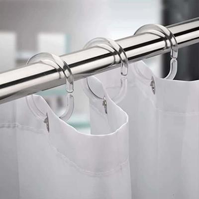 Dyiom Shower Curtain Hooks Rings, Durable Metal Double Glide