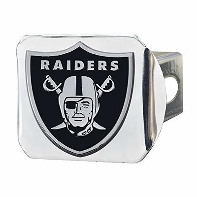 Las Vegas Raiders NFL Chrome Hitch Cover with 3D Colored Team Logo by  FANMATS - Unique Round Molded Metal Design – Easy Installation on Truck,  SUV