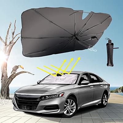 Car Sun Shade Windshield, Brella Shield Car Sunshades Icnice Heat UV  Reflecting Car Umbrella Interior Protector Automotive Sun Protection Foldable  Front Shade M&L Size Fit Most Vehicles (M) - Yahoo Shopping