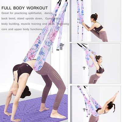 Waist Back Leg Stretch Strap/Yoga Fitness Band, Leg Stretching Assist  Trainer, Yoga Stretcher, Back Bend Split Inversion Strap for Fitness,  Dance, Ballet, Gymnastics 