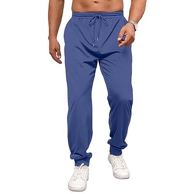 CTU Mens Fashion Baggy Sweatpants Lightweight Casual Pants Open Bottom  Joggers for Men Blue - Yahoo Shopping