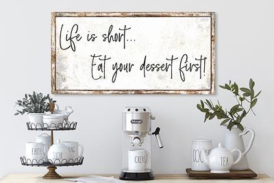 eat sign, large EAT sign, kitchen wall decor, kitchen eat sign