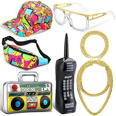 Hip Hop Costume Kit Per Uomo, Rapper Accessori Hippie Costume Set