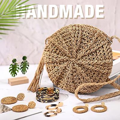 Rattan Handbag, Hair Ball Woven Women's Bag, Handmade Straw Beach Holiday Beach  Straw Shoulder Crossbody Bags, Gift For Her - Yahoo Shopping