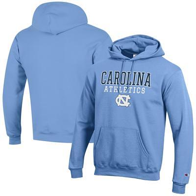 Men's Champion Navy North Carolina Tar Heels Team Stack Long Sleeve T-Shirt