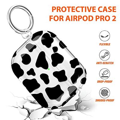  Case for Airpods Pro 2nd Generation - VISOOM Airpods Pro 2 Cases  Cover Black Women 2022 Silicone iPod Pro 2 Earbuds Wireless Charging Case  Girl Bling Keychain for Apple Airpod Gen Pro 2 : Electronics