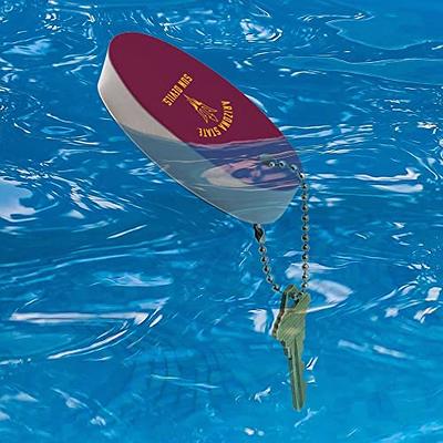 DQL Boat key floating keychain Keychain Float, floating key ring