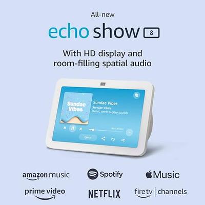  All-new Echo Show 8 (3rd Gen, 2023 release) with Adjustable  Stand with USB-C Charging Port