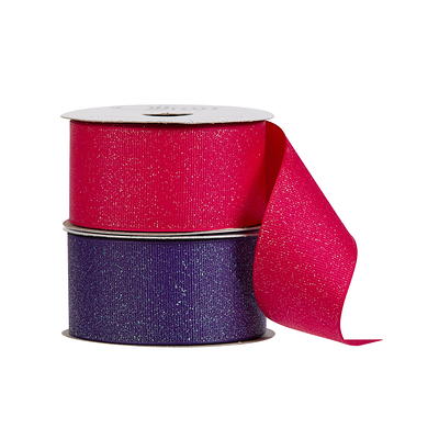 Offray Ribbon, Hot Pink 1 1/2 inch Grosgrain Glitter Polyester Ribbon for  Sewing, Crafts, and Gifting, 9 feet, 1 Each - Yahoo Shopping