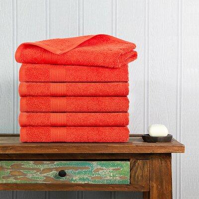 Antimicrobial Organic Cotton Ivory Bath Towels, Set of 6