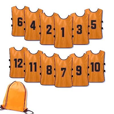  36 Pcs Pinnies Youth Scrimmage Vests Youth Pinnies for Sports  Kids Soccer Basketball Jersey Practice Soccer Pinnies (Blue, Orange) :  Sports & Outdoors