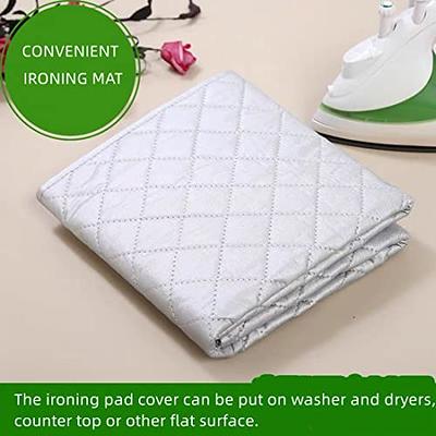 Senvitate Ironing Mat for Table Top, Magnetic Ironing Mat Blanket Laundry  Pad, Portable Ironing Board Cover, Foldable Heat Resistant Ironing Pad  Cover for Washer Dryer 33X19 Inch - Yahoo Shopping