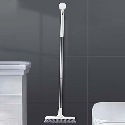  THE SIMPLE SCRUB Tile + Shower Scrubbing Mop Brush, Clean  Bathroom, Kitchen, Hard to Reach Places, Ergonomic Handle +  Interchangeable, Reusable Heads