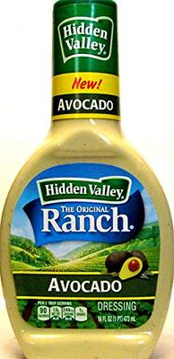 Hidden Valley Gluten Free Cucumber Ranch Salad Dressing & Topping, 16 oz  Bottle 