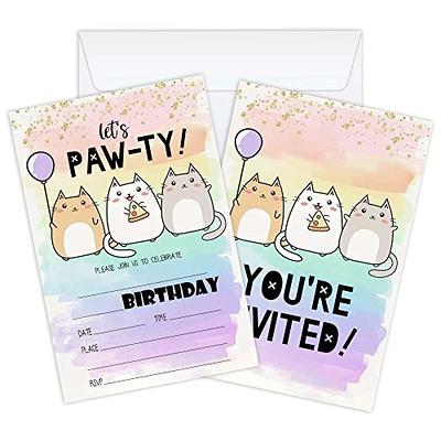 pusheen birthday card