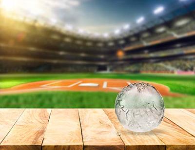 Tovolo Silicone Ice Mold, Baseball Shaped Large Ice Molds for Slow