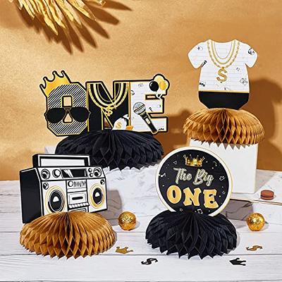 The Notorious One Birthday Party Decor, Black Gold, 1st Birthday