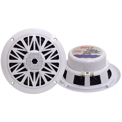 Jensen MS6007WR 6.5” Coaxial Marine Speakers, 60 Watts, White